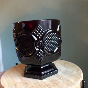 Vintage Avon Cape Cod Red Glass Cup
